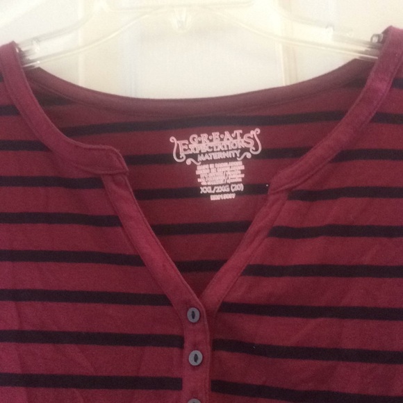 FINAL MARKDOWN Ladies great expectations maternity top xxl - Picture 3 of 4